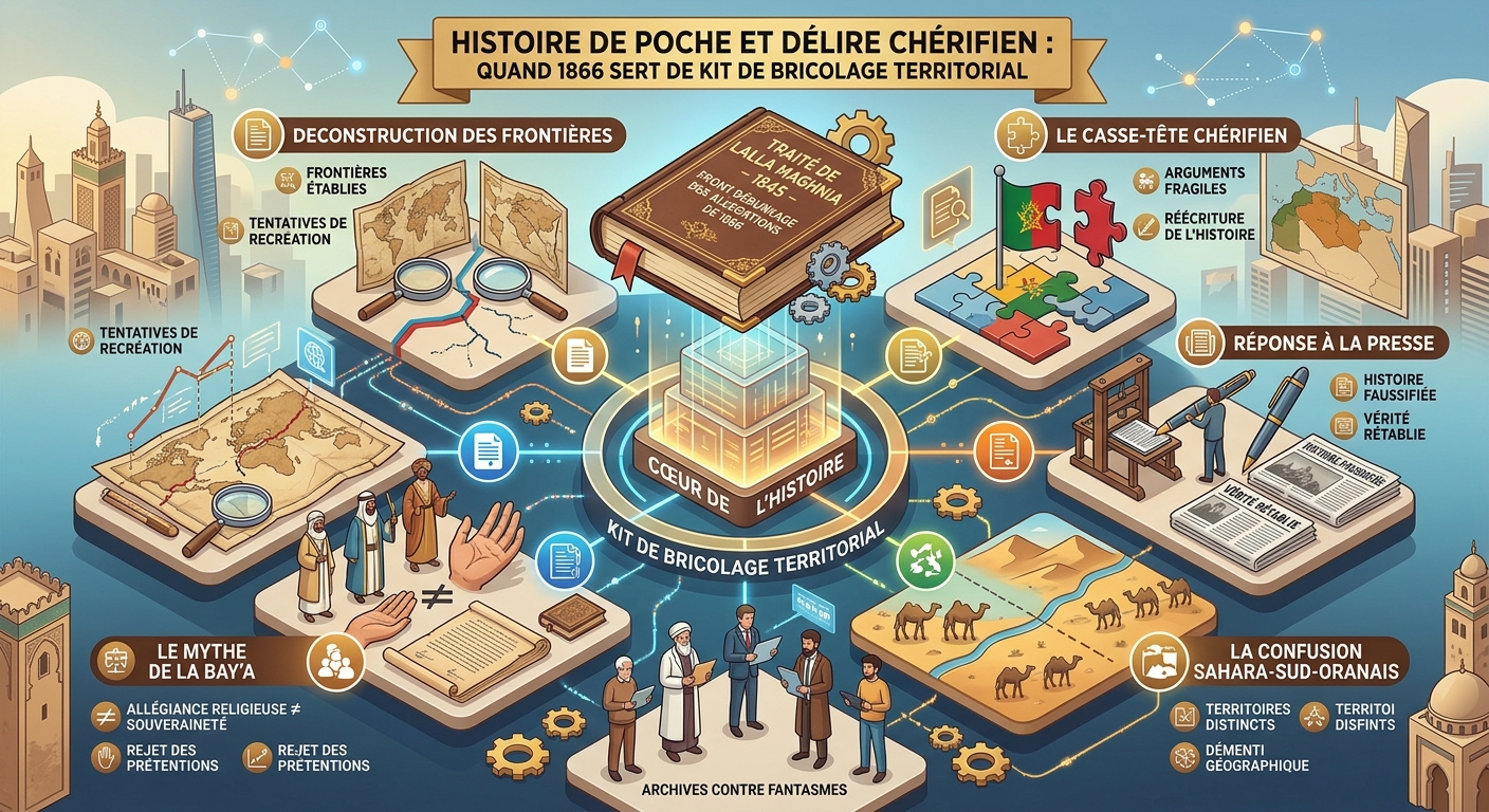 Histoire de poche et délire chérifien : Quand 1866 sert de kit de bricolage territorial