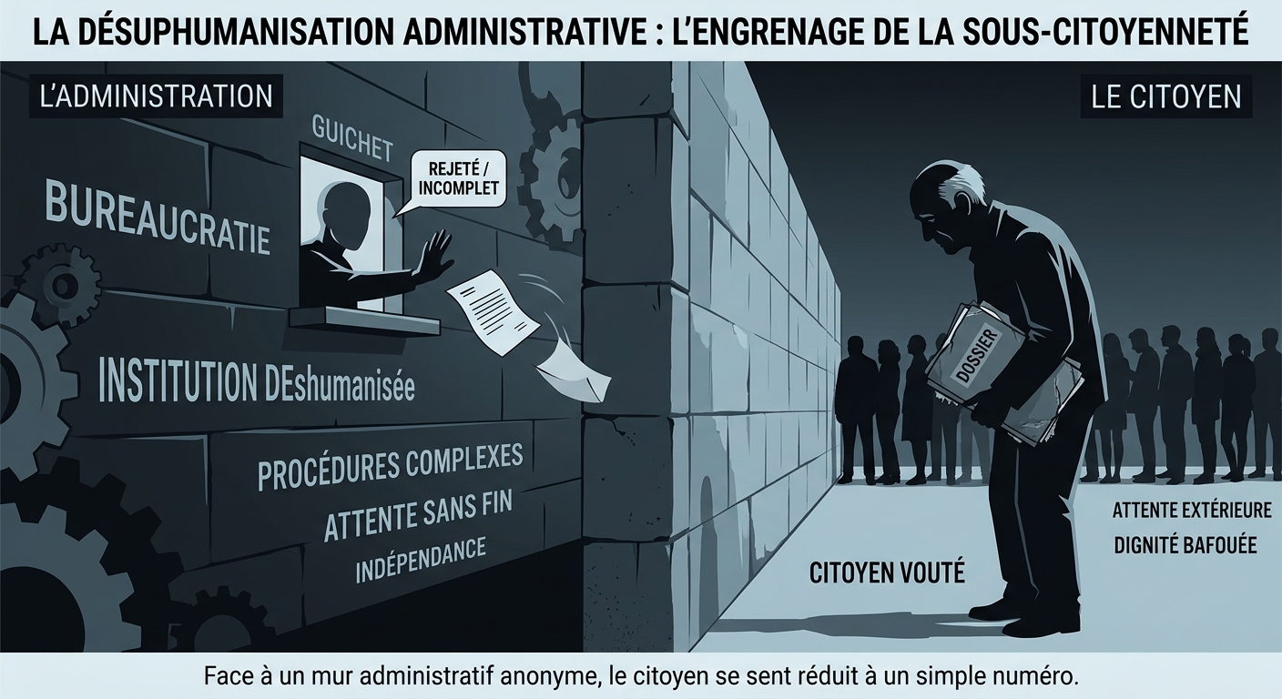 L’épreuve de la bureaucratie : du citoyen de droit au sous-citoyen d’expérience :