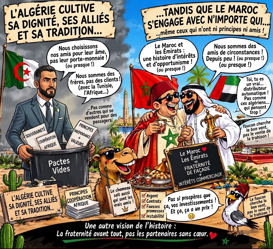 Entre traîtres Maroc et les Emirats !
